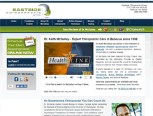 Tablet Screenshot of bellevuechiropractor.com